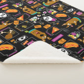 Scooby-Doo | Halloween Scooby-Doo Pattern Sherpa Deken (3/4)