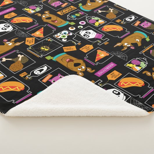 Scooby-Doo | Halloween Scooby-Doo Pattern Sherpa Deken (3/4)