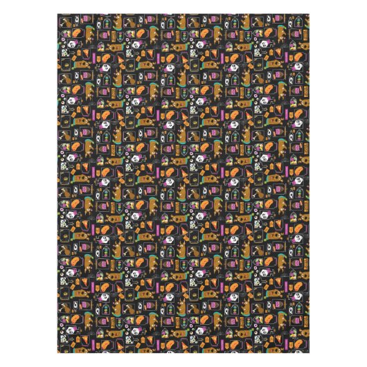 Scooby-Doo | Halloween Scooby-Doo Pattern Tafelkleed (Voorkant)