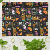 Scooby-Doo | Halloween Scooby-Doo Pattern Theedoek (Gevouwen)