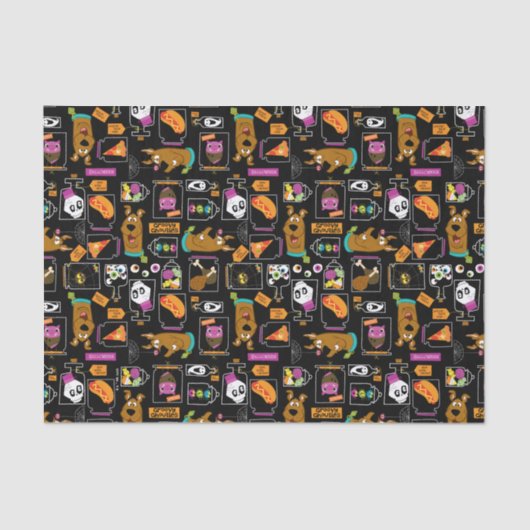 Scooby-Doo | Halloween Scooby-Doo Pattern Tissuepapier (Voorkant)