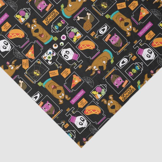 Scooby-Doo | Halloween Scooby-Doo Pattern Tissuepapier (Detail)