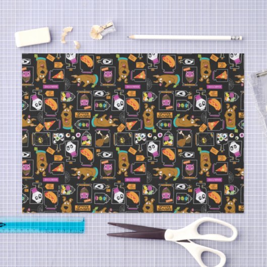 Scooby-Doo | Halloween Scooby-Doo Pattern Tissuepapier (Craft)