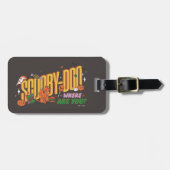 Scooby-Doo Halloween Snack Logo Bagagelabel (Voorkant horizontaal)