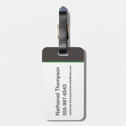 Scooby-Doo Halloween Snack Logo Bagagelabel (Achterkant verticaal)