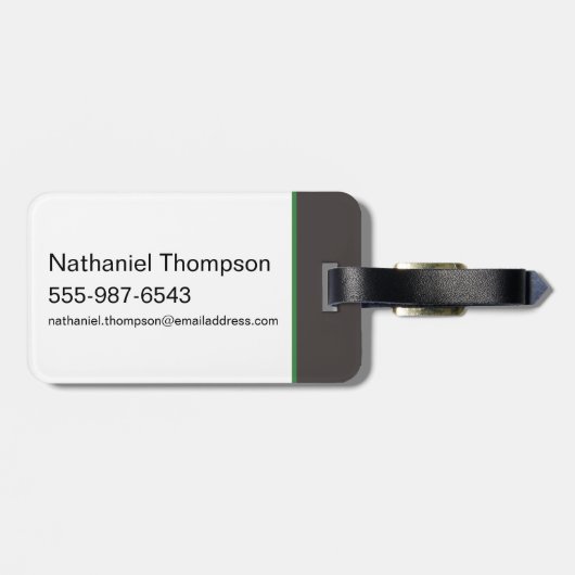 Scooby-Doo Halloween Snack Logo Bagagelabel (Achterkant horizontaal)