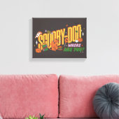 Scooby-Doo Halloween Snack Logo Canvas Afdruk (Insitu (Woonkamer))