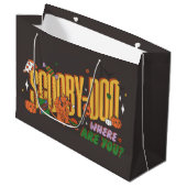 Scooby-Doo Halloween Snack Logo Groot Cadeauzakje (Voorkant Gekanteld)