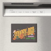 Scooby-Doo Halloween Snack Logo Magneet (Insitu (Vaatwasser))