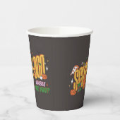 Scooby-Doo Halloween Snack Logo Papieren Bekers (Links)