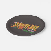 Scooby-Doo Halloween Snack Logo Papieren Bordje (Gekanteld)