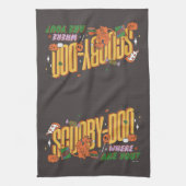 Scooby-Doo Halloween Snack Logo Theedoek (Verticaal)