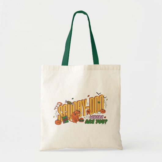 Scooby-Doo Halloween Snack Logo Tote Bag (Voorkant)