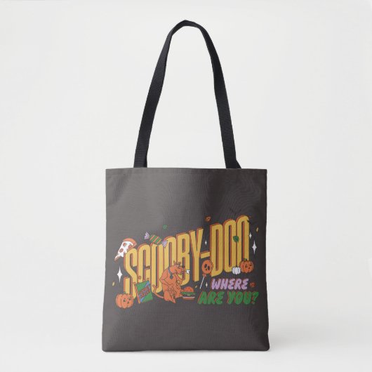 Scooby-Doo Halloween Snack Logo Tote Bag (Voorkant)