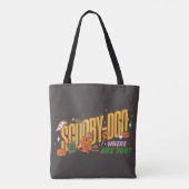 Scooby-Doo Halloween Snack Logo Tote Bag (Achterkant)
