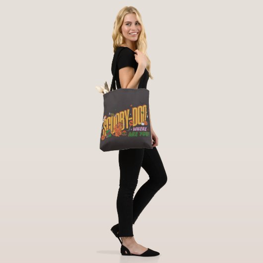 Scooby-Doo Halloween Snack Logo Tote Bag (Op model)