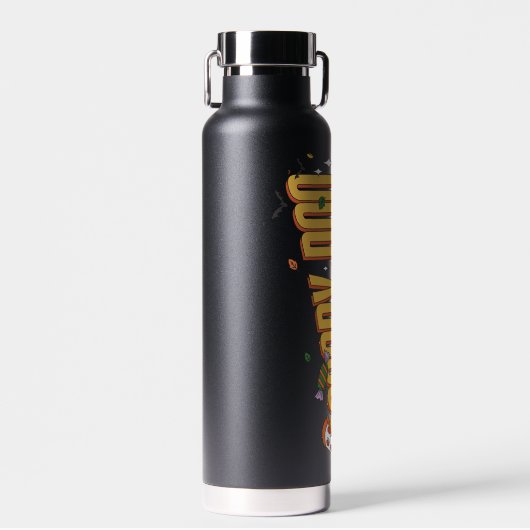 Scooby-Doo Halloween Snack Logo Waterfles (Voorkant)