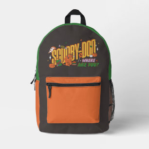 Scooby-Doo Halloween-snorlogo Bedrukte Rugzak