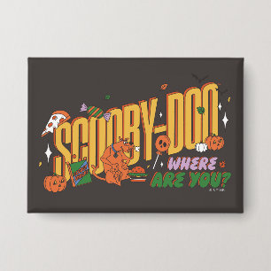 Scooby-Doo Halloween-snorlogo Button