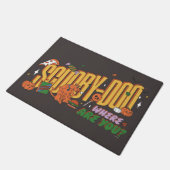 Scooby-Doo Halloween-snorlogo Deurmat (Schuin)