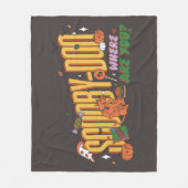 Scooby-Doo Halloween-snorlogo Fleece Deken (Voorkant)