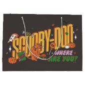 Scooby-Doo Halloween-snorlogo Groot Cadeauzakje (Achterkant)