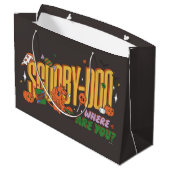 Scooby-Doo Halloween-snorlogo Groot Cadeauzakje (Achterkant Gekanteld)