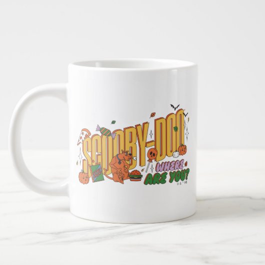 Scooby-Doo Halloween-snorlogo Grote Koffiekop (Links)