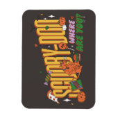 Scooby-Doo Halloween-snorlogo Magneet (Verticaal)