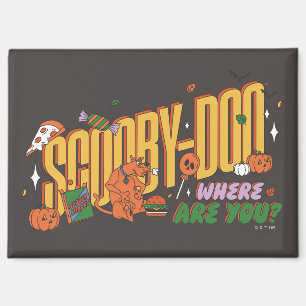 Scooby-Doo Halloween-snorlogo Magneet