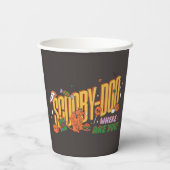 Scooby-Doo Halloween-snorlogo Papieren Bekers (Achterkant)