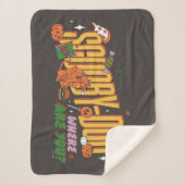 Scooby-Doo Halloween-snorlogo Sherpa Deken (Voorkant)