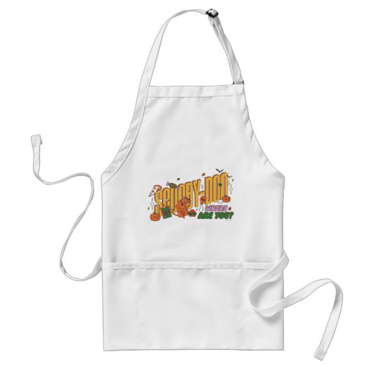 Scooby-Doo Halloween-snorlogo Standaard Schort (Voorkant)
