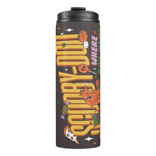 Scooby-Doo Halloween-snorlogo Thermosbeker (Voorkant)
