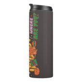 Scooby-Doo Halloween-snorlogo Thermosbeker (Geroteerd rechts)