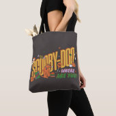 Scooby-Doo Halloween-snorlogo Tote Bag (Dichtbij)