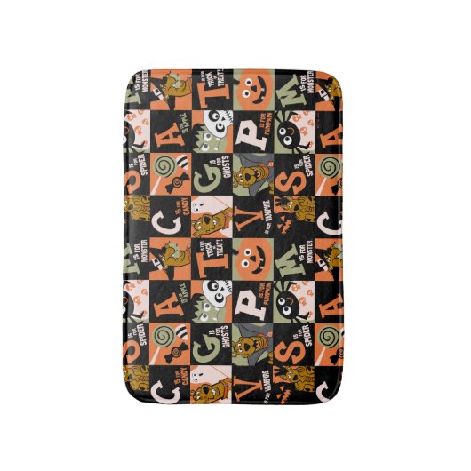 Scooby-Doo | Halloweenpatroon Badmat (Voorkant Verticaal)