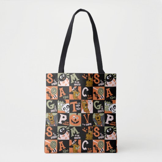 Scooby-Doo | Halloweenpatroon Tote Bag (Voorkant)