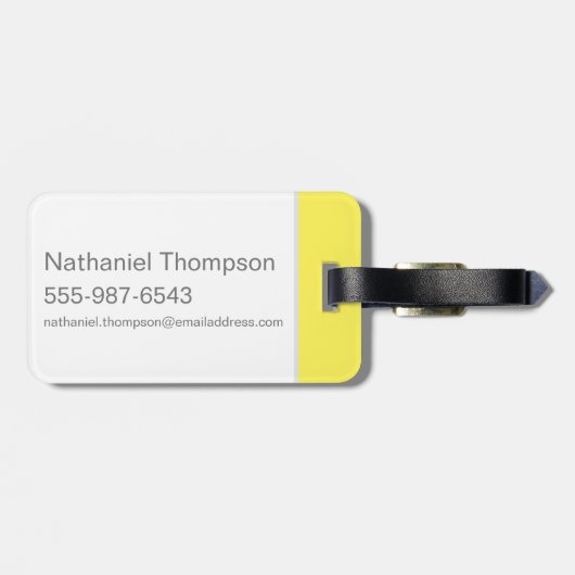 Scooby-Doo Happy Face Bagagelabel (Achterkant horizontaal)