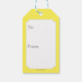 Scooby-Doo Happy Face Cadeaulabel (Achterkant)