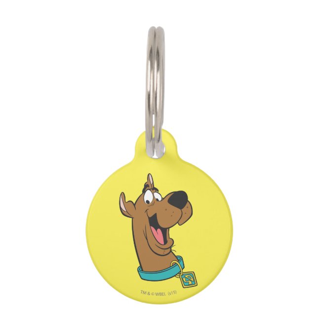 Scooby-Doo Happy Face Huisdierpenning (Voorkant)