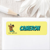 Scooby-Doo Happy Face Kinderen Etiket (Insitu)