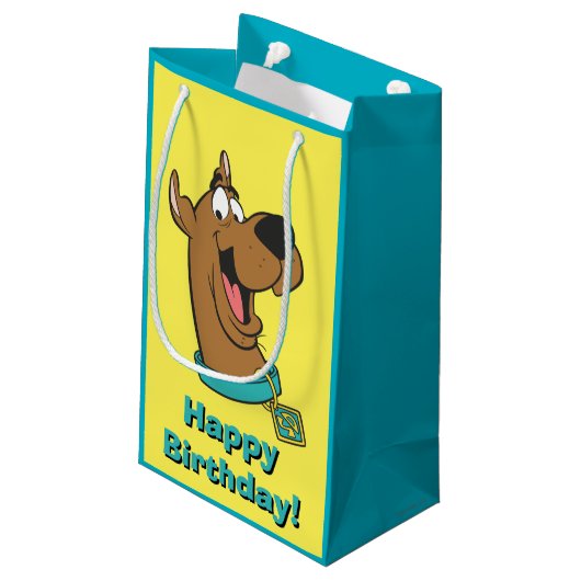 Scooby-Doo Happy Face Klein Cadeauzakje (Achterkant Gekanteld)