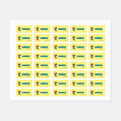 Scooby-Doo Happy Face Labels (Vel)