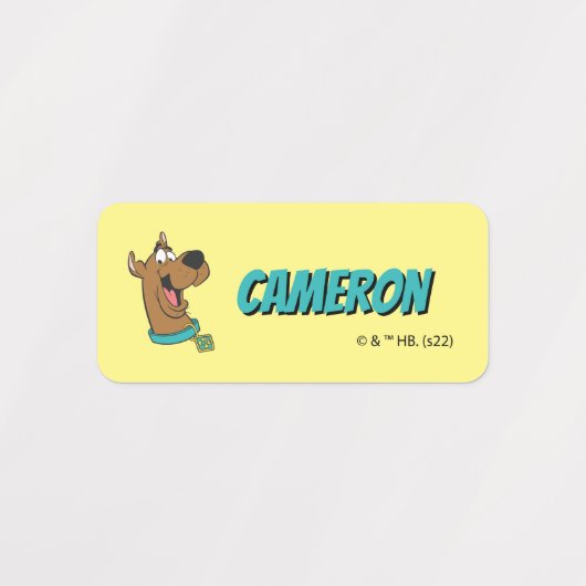 Scooby-Doo Happy Face Labels (Design 2)