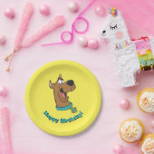 Scooby-Doo Happy Face Papieren Bordje (Feest)