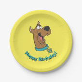 Scooby-Doo Happy Face Papieren Bordje (Voorkant)