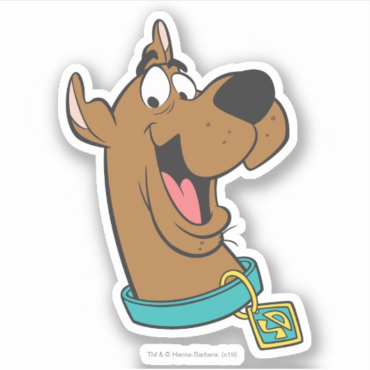 Scooby-Doo Happy Face Sticker (Voorkant)