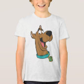 Scooby-Doo Happy Face Tri-Blend Shirt (Voorkant)