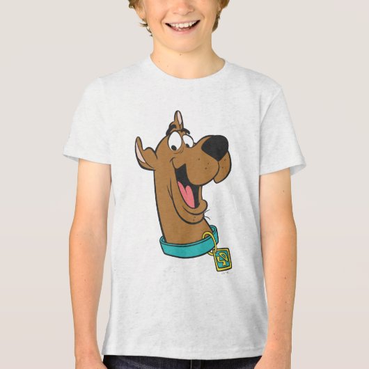 Scooby-Doo Happy Face Tri-Blend Shirt (Voorkant)